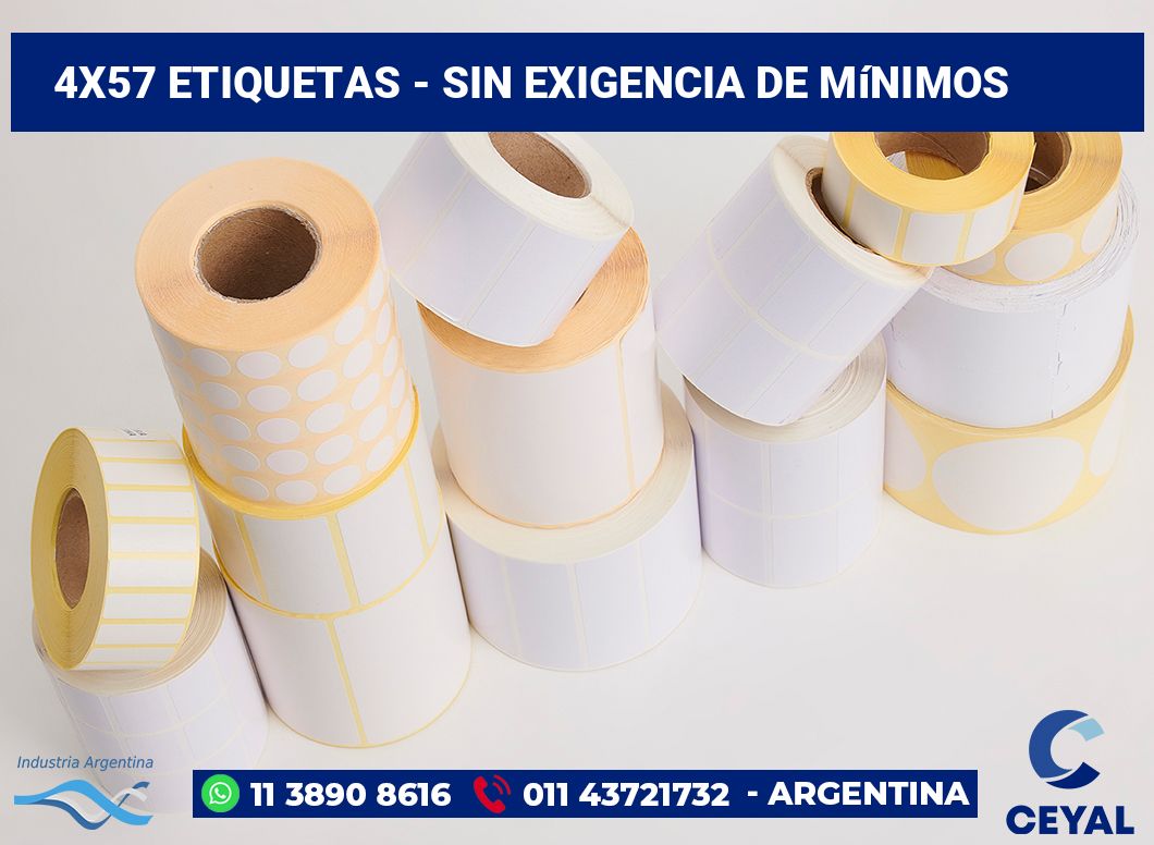 4x57 Etiquetas