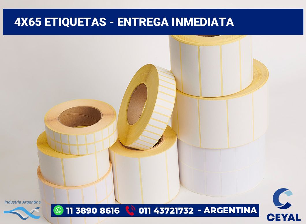 4x65 Etiquetas