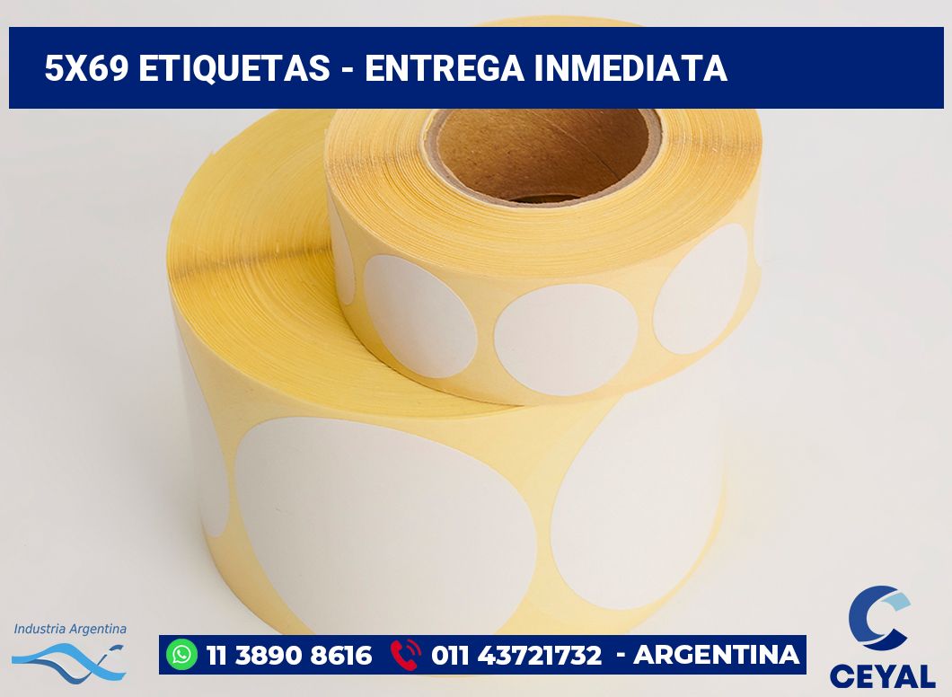 5x69 Etiquetas