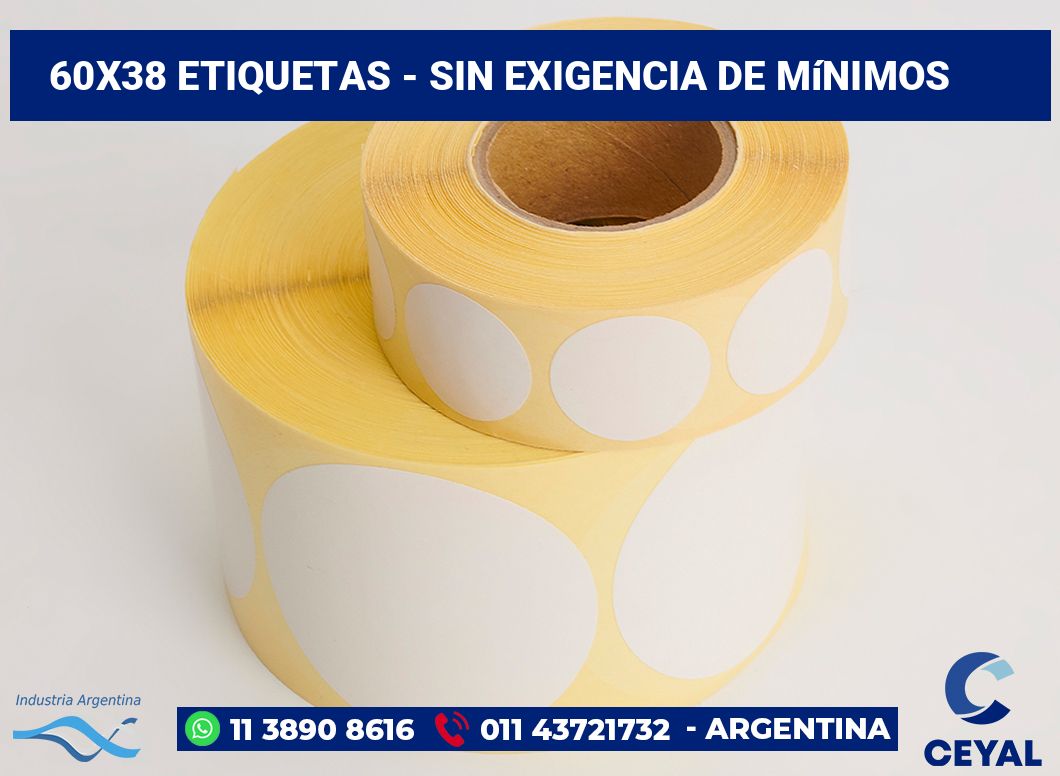 60x38 Etiquetas