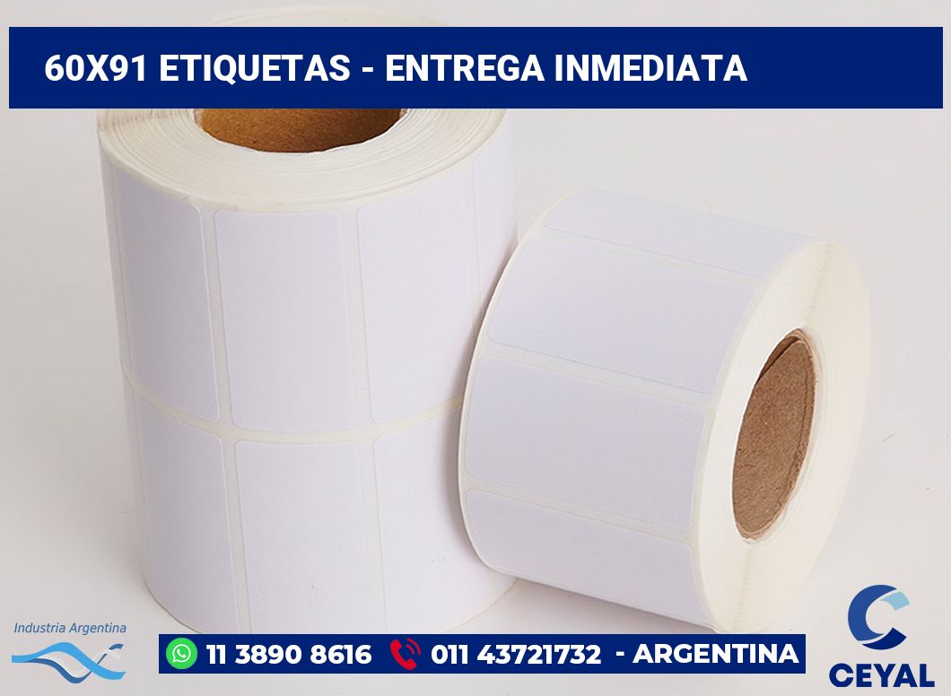 60×91 Etiquetas