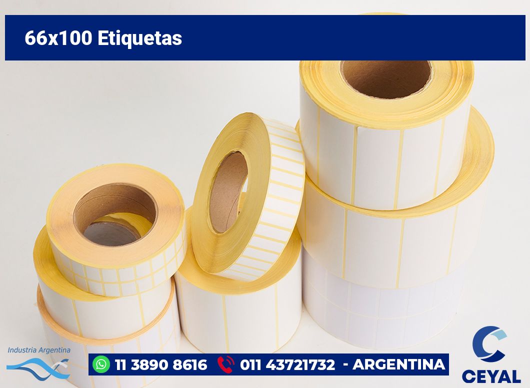 66×100 Etiquetas