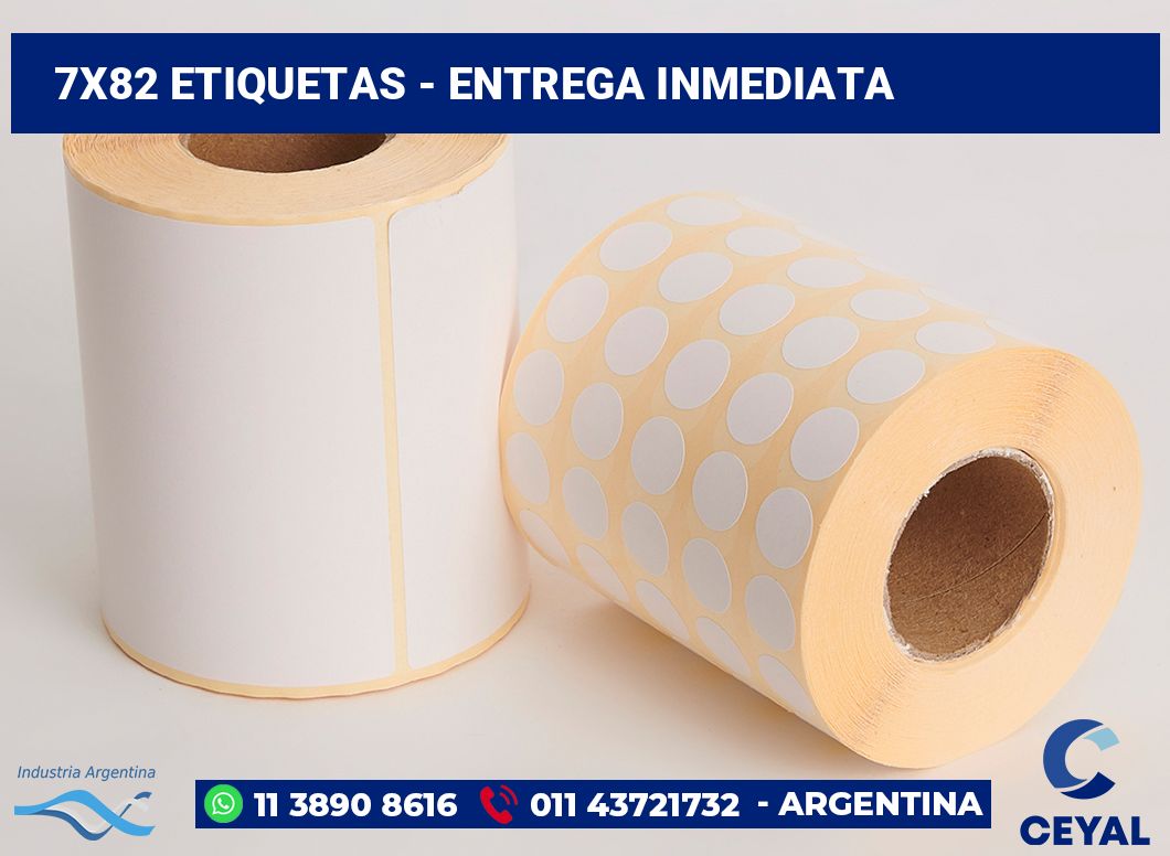 7x82 Etiquetas