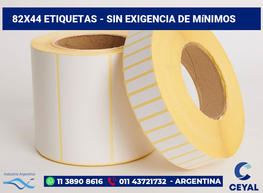 82×44 Etiquetas