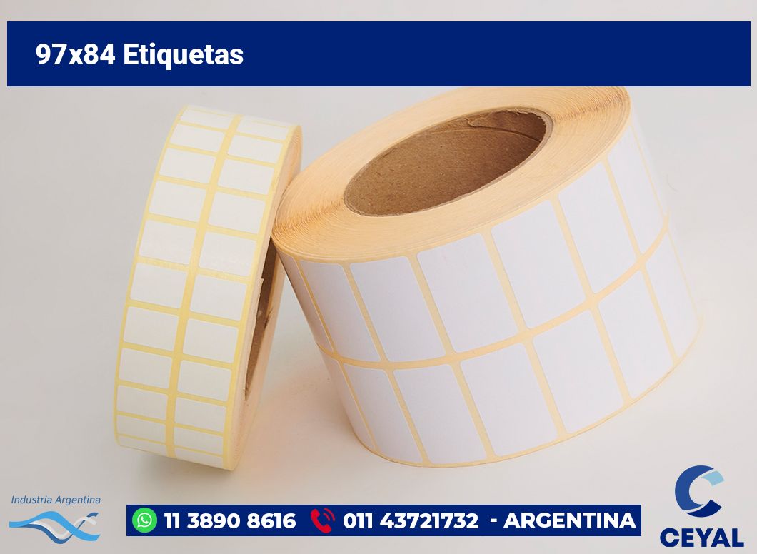 97×84 Etiquetas