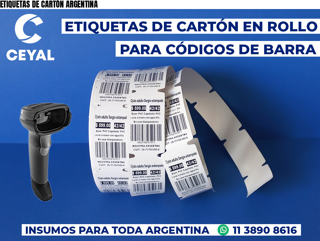 ETIQUETAS DE CARTÓN ARGENTINA