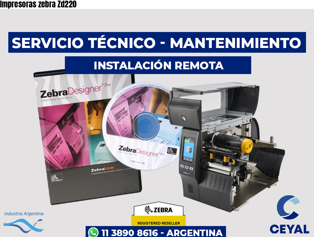 Impresoras zebra Zd220