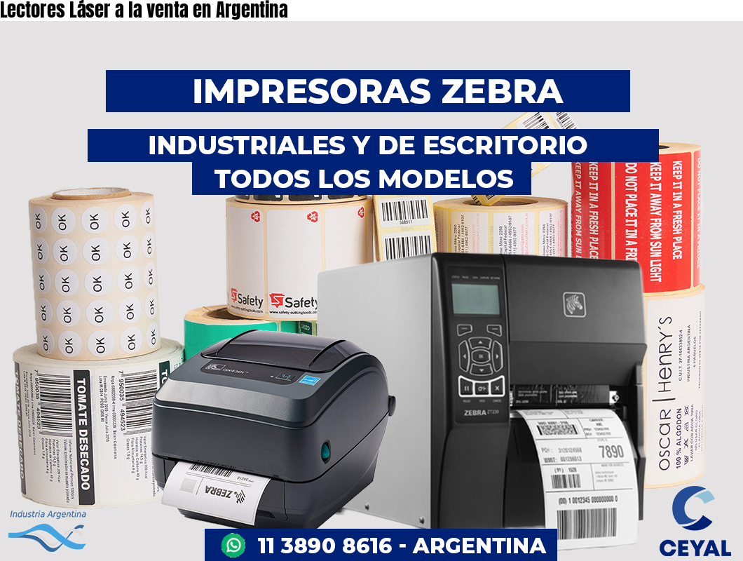 Lectores Láser a la venta en Argentina