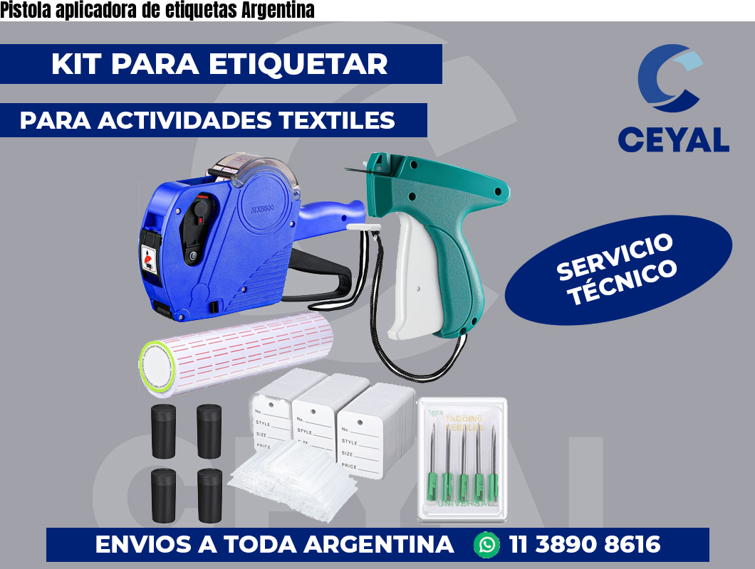 Pistola aplicadora de etiquetas Argentina