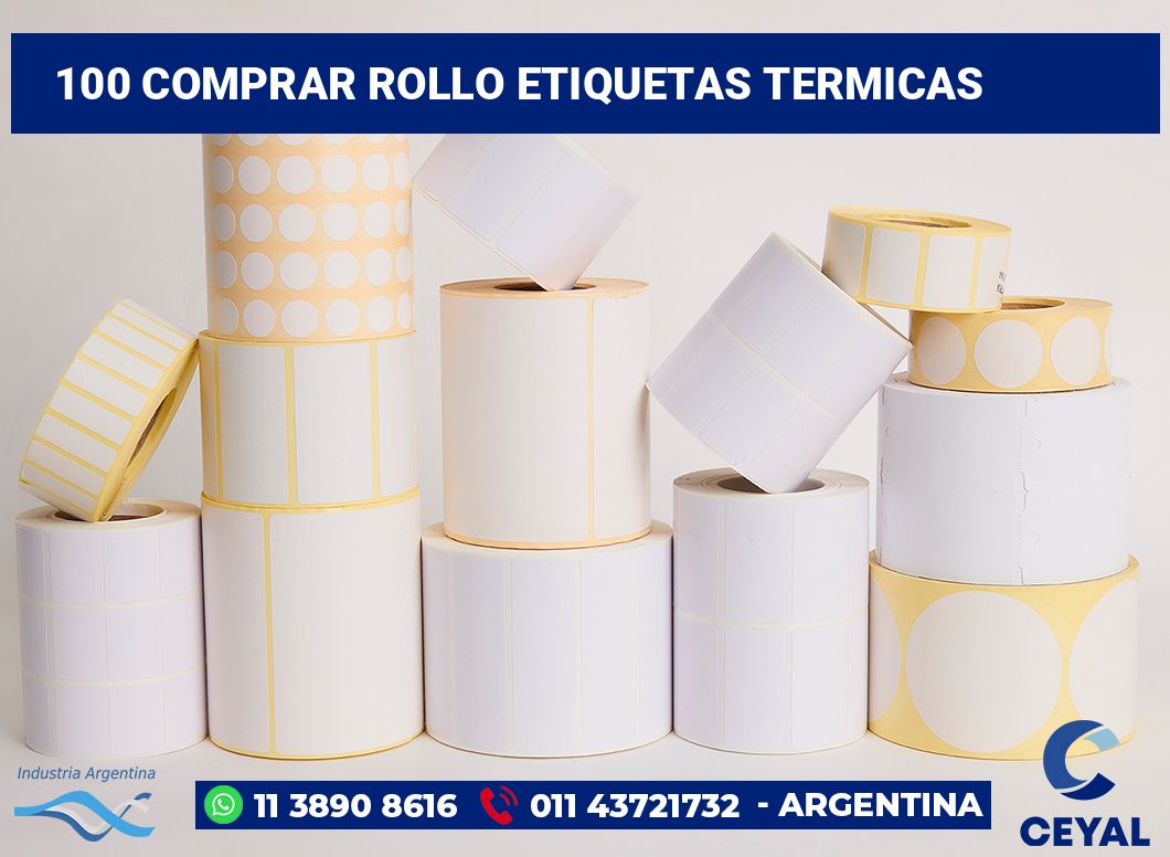 100 Comprar rollo etiquetas termicas