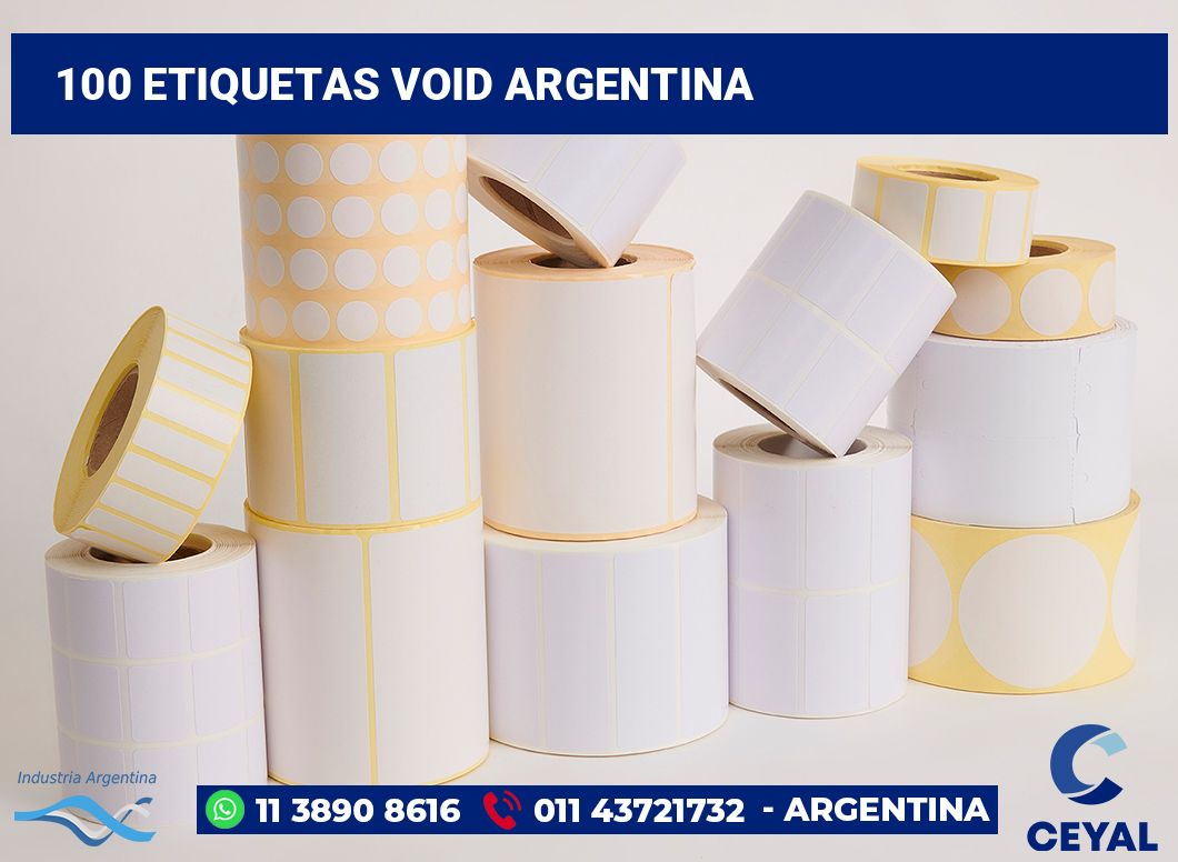 100 Etiquetas void argentina