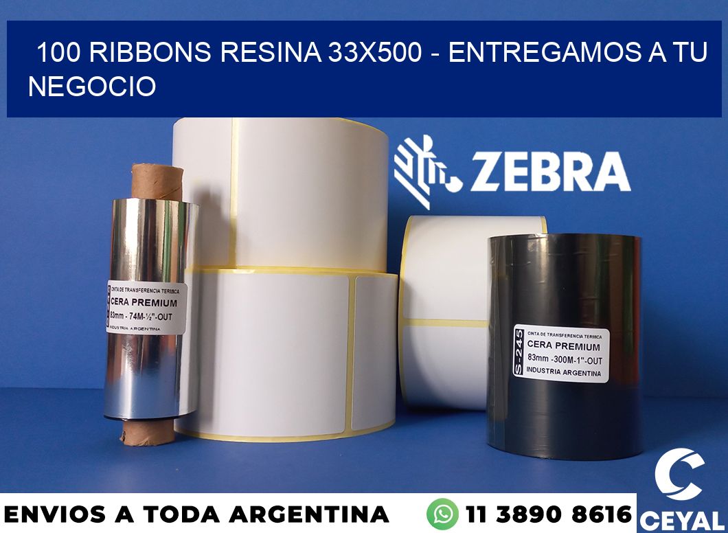 100 Ribbons resina 33x500 - entregamos a tu negocio