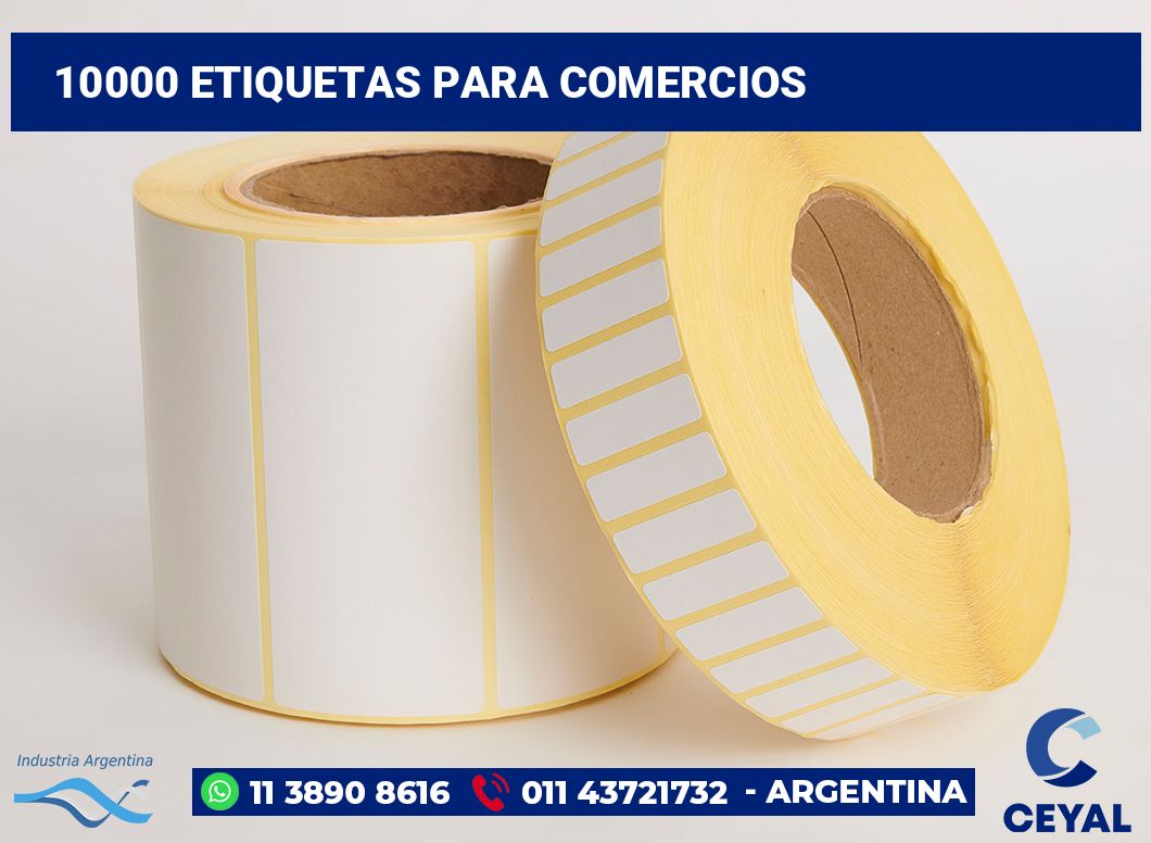 10000 Etiquetas para comercios