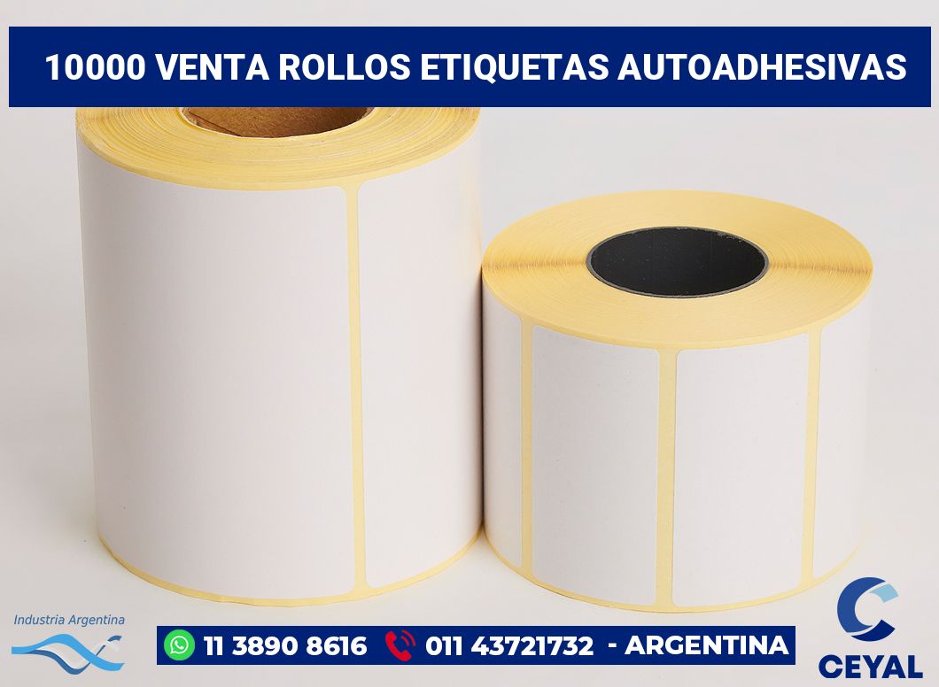 10000 Venta rollos etiquetas autoadhesivas