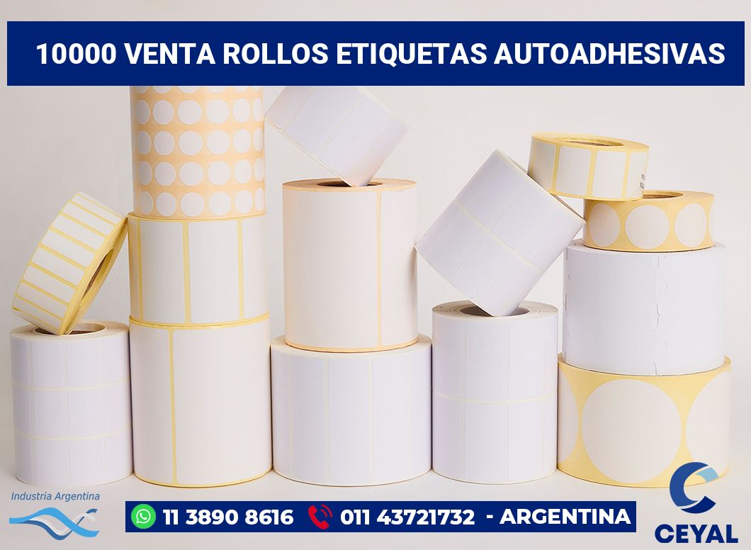 10000 Venta rollos etiquetas autoadhesivas