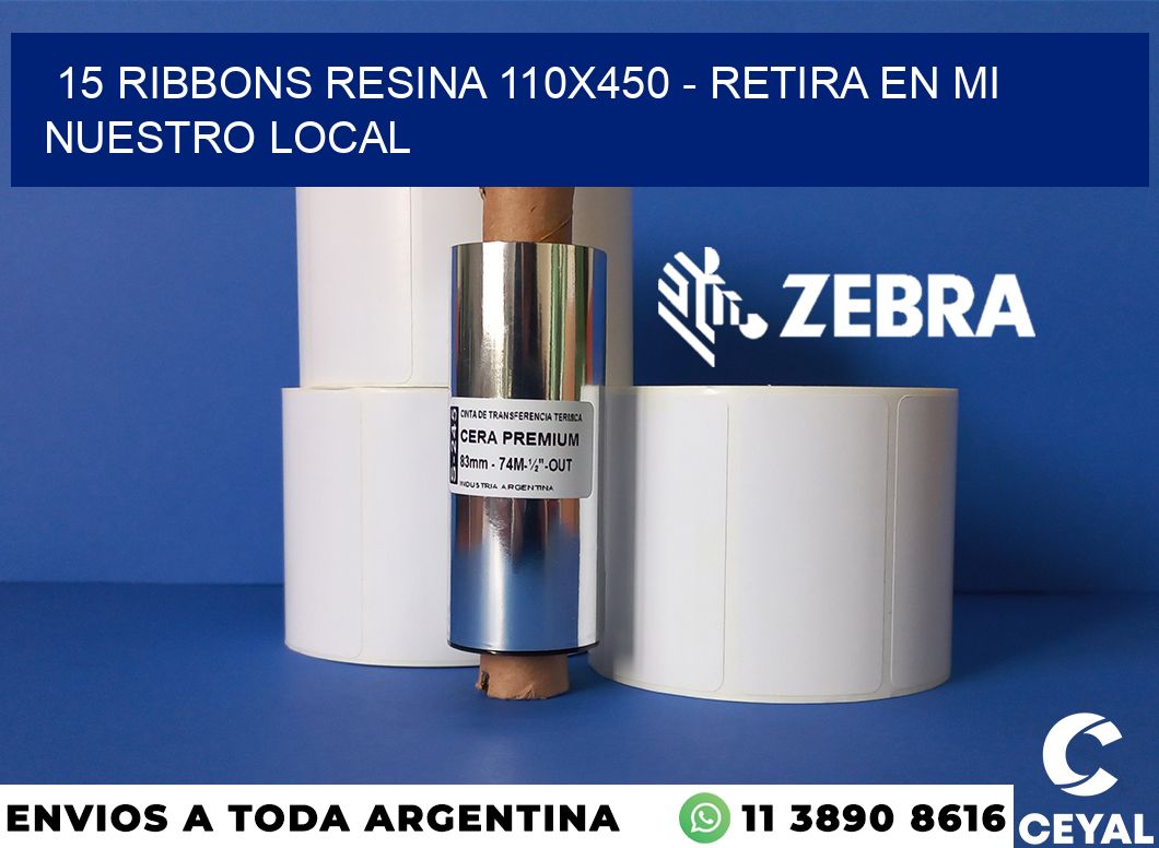 15 Ribbons resina 110x450 - retira en mi nuestro local