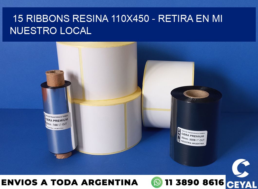 15 Ribbons resina 110×450 – retira en mi nuestro local