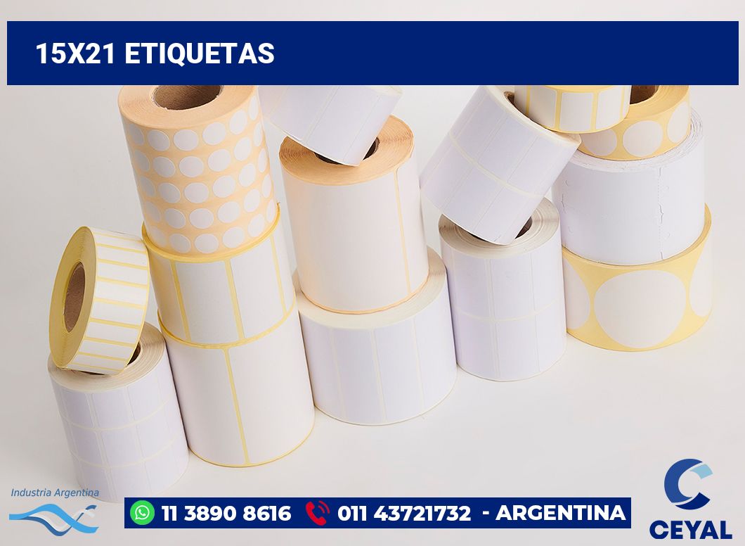 15x21 Etiquetas