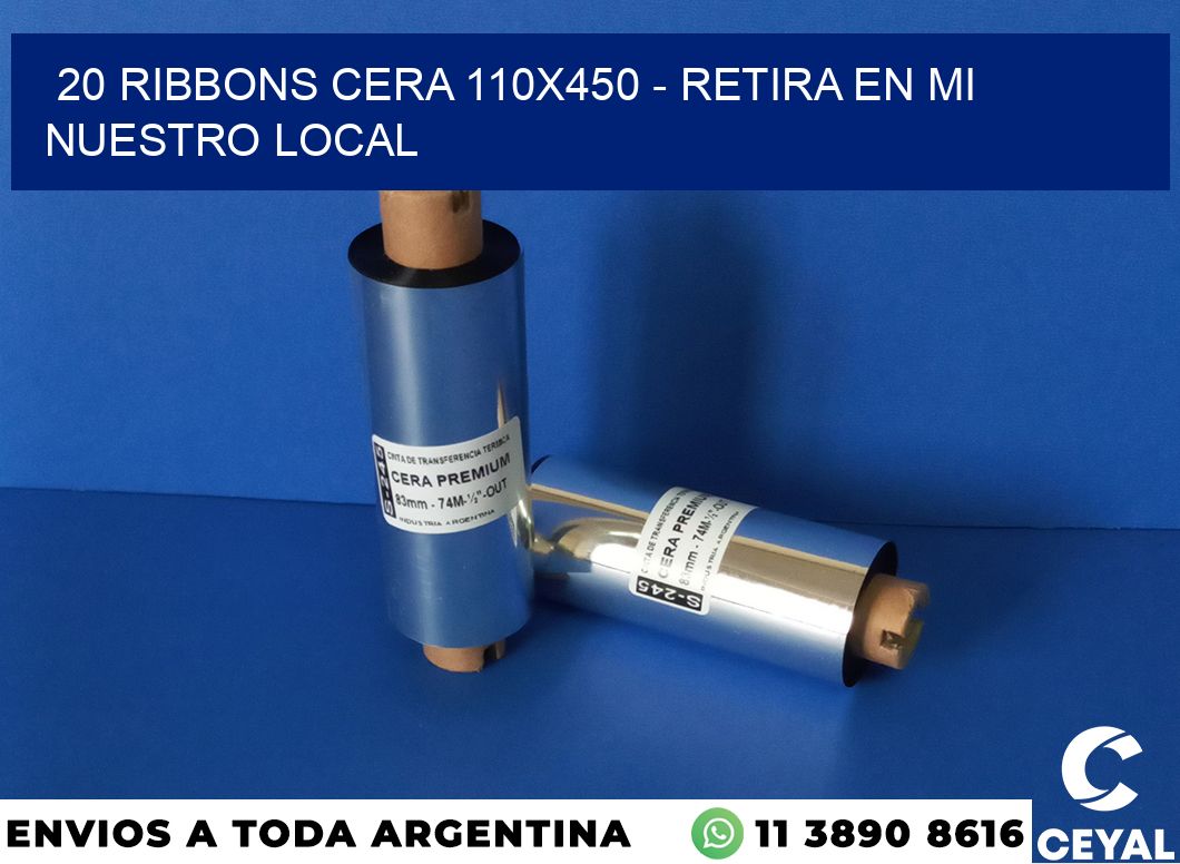 20 Ribbons cera 110×450 – retira en mi nuestro local