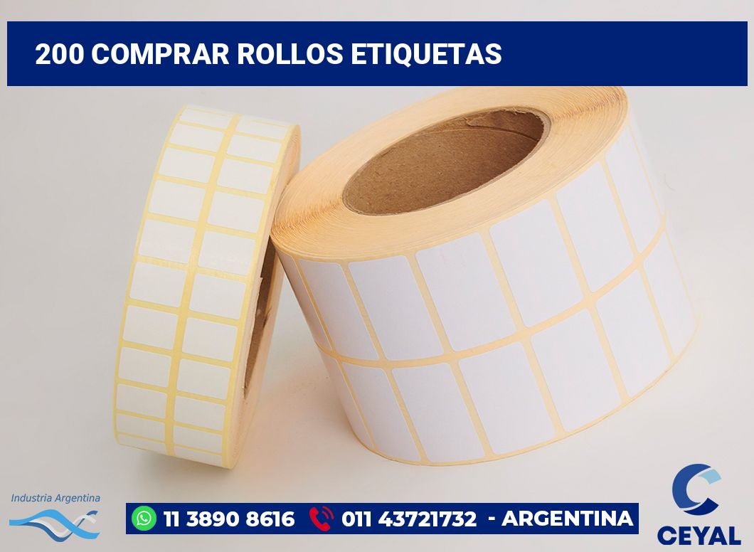 200 Comprar rollos etiquetas