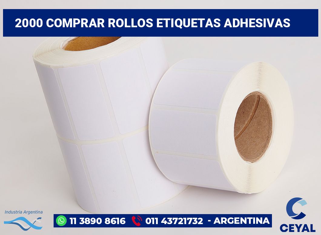 2000 Comprar rollos etiquetas adhesivas