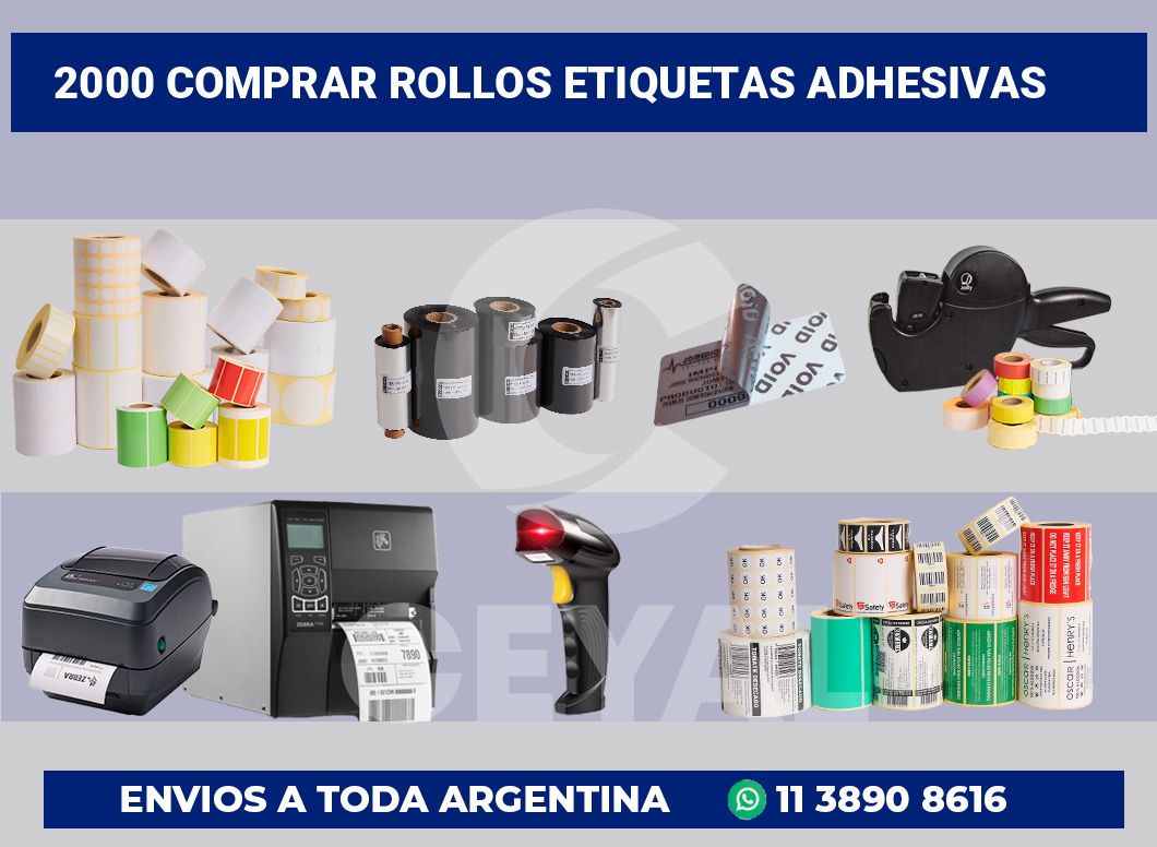 2000 Comprar rollos etiquetas adhesivas