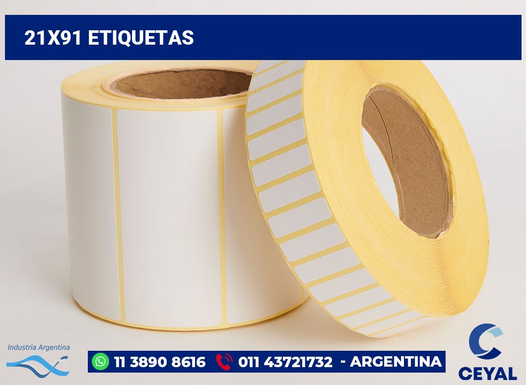 21x91 Etiquetas