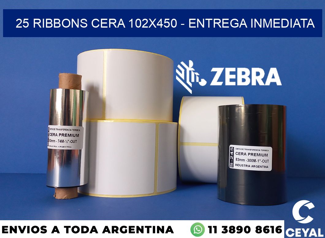 25 Ribbons cera 102x450 - Entrega inmediata