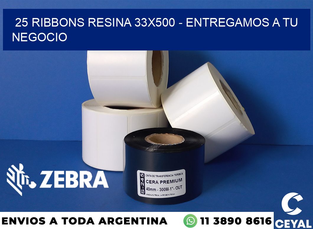 25 Ribbons resina 33x500 - entregamos a tu negocio