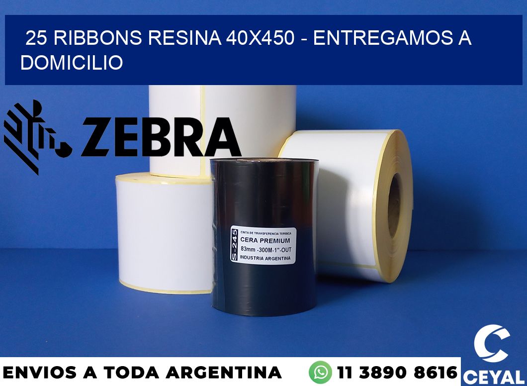 25 Ribbons resina 40x450 - entregamos a domicilio