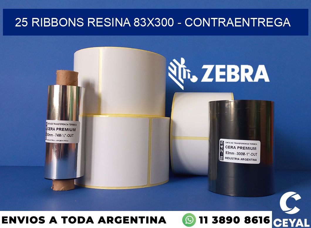 25 Ribbons resina 83x300 - contraentrega