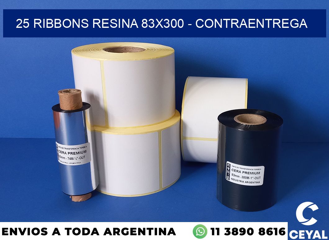 25 Ribbons resina 83×300 – contraentrega