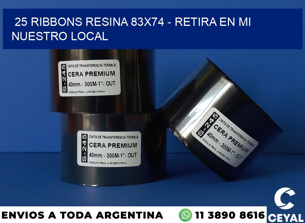 25 Ribbons resina 83×74 – retira en mi nuestro local