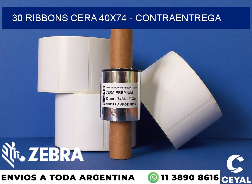 30 Ribbons cera 40x74 - contraentrega