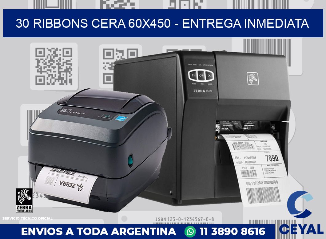 30 Ribbons cera 60x450 - Entrega inmediata