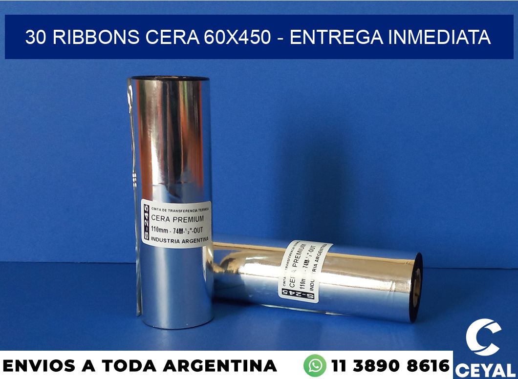 30 Ribbons cera 60×450 – Entrega inmediata