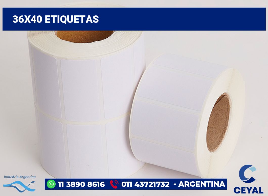 36x40 Etiquetas