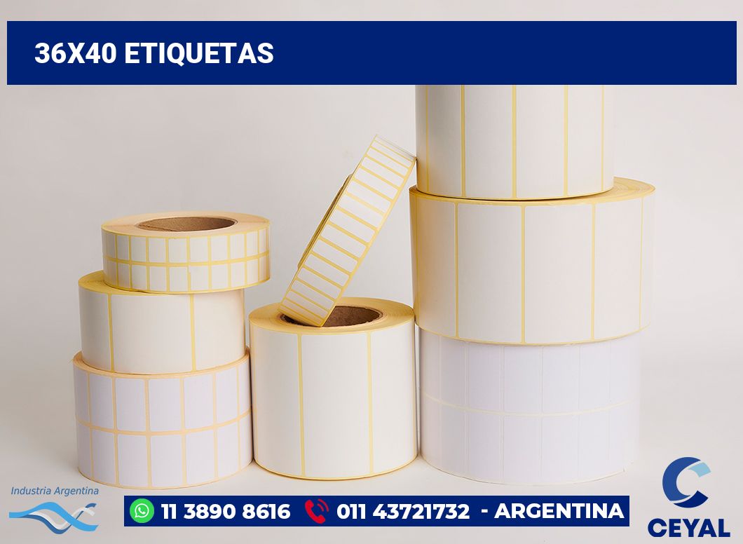 36x40 Etiquetas