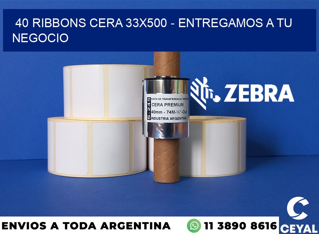 40 Ribbons cera 33x500 - entregamos a tu negocio