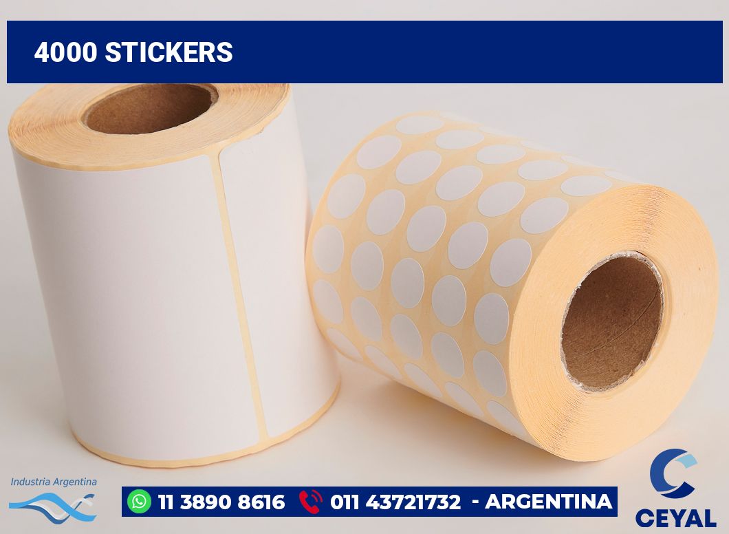 4000 Stickers