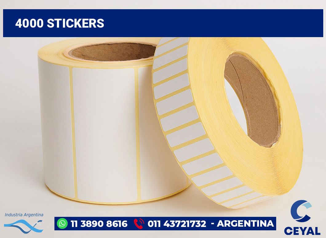 4000 Stickers