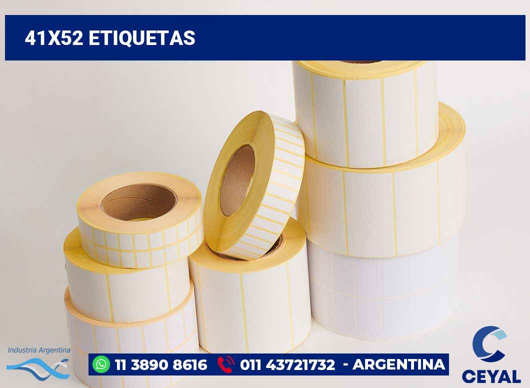 41x52 Etiquetas
