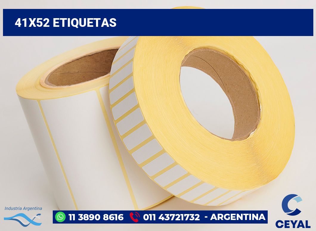 41x52 Etiquetas