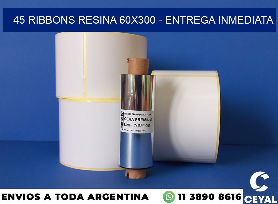 45 Ribbons resina 60×300 – Entrega inmediata