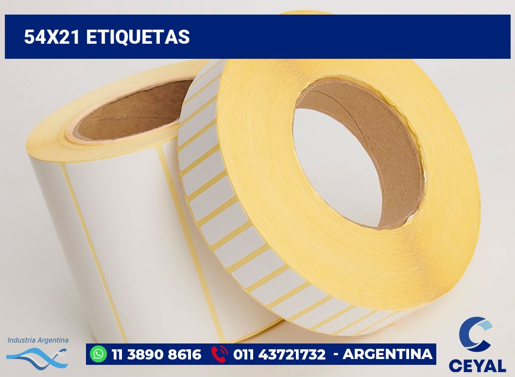 54x21 Etiquetas