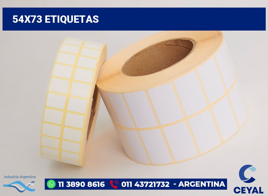 54x73 Etiquetas