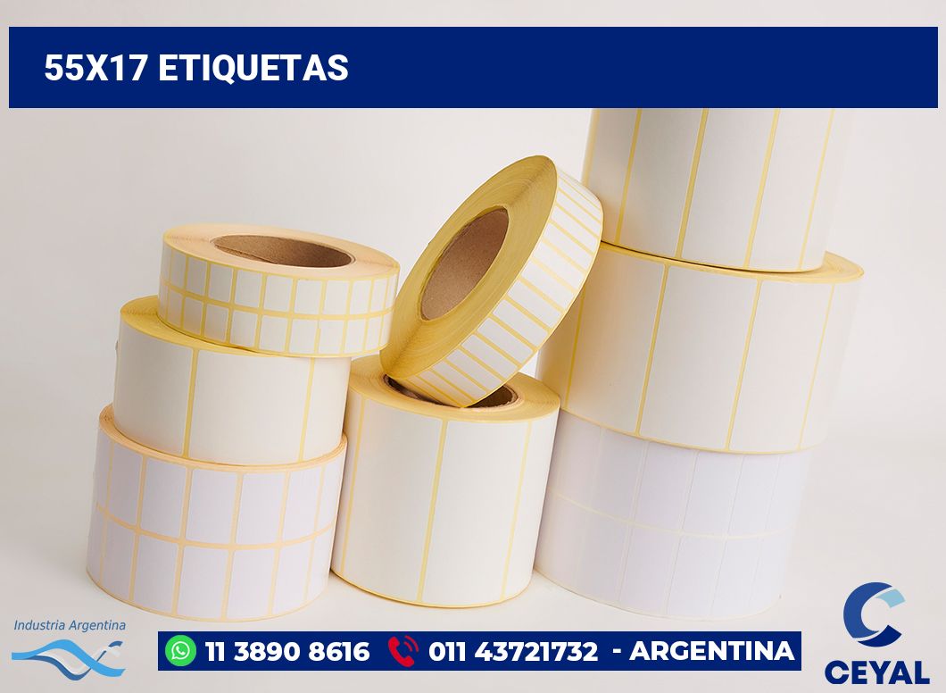 55x17 Etiquetas