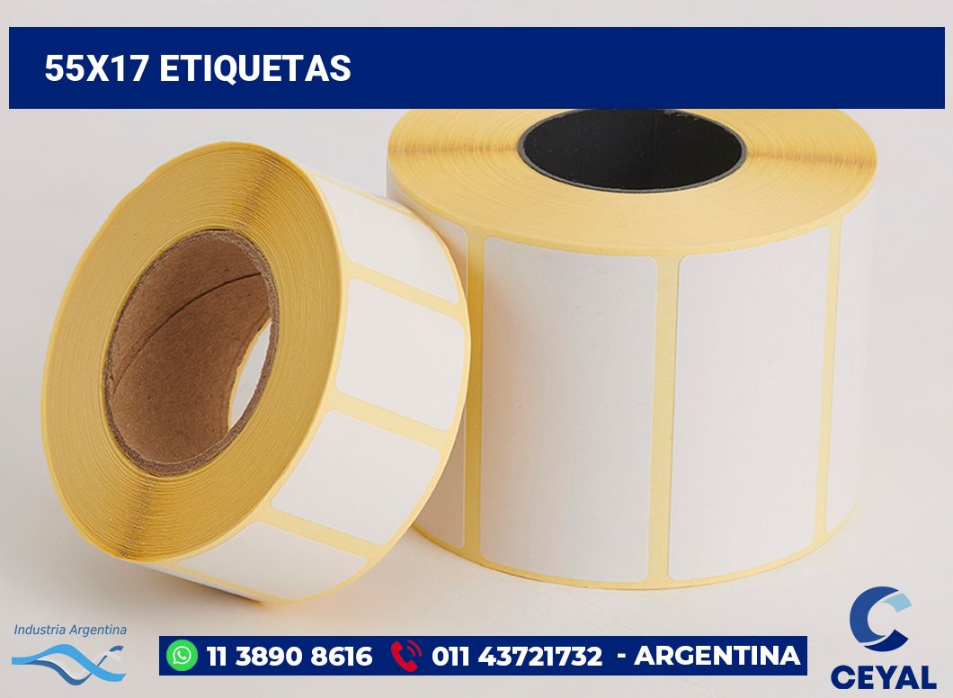 55x17 Etiquetas
