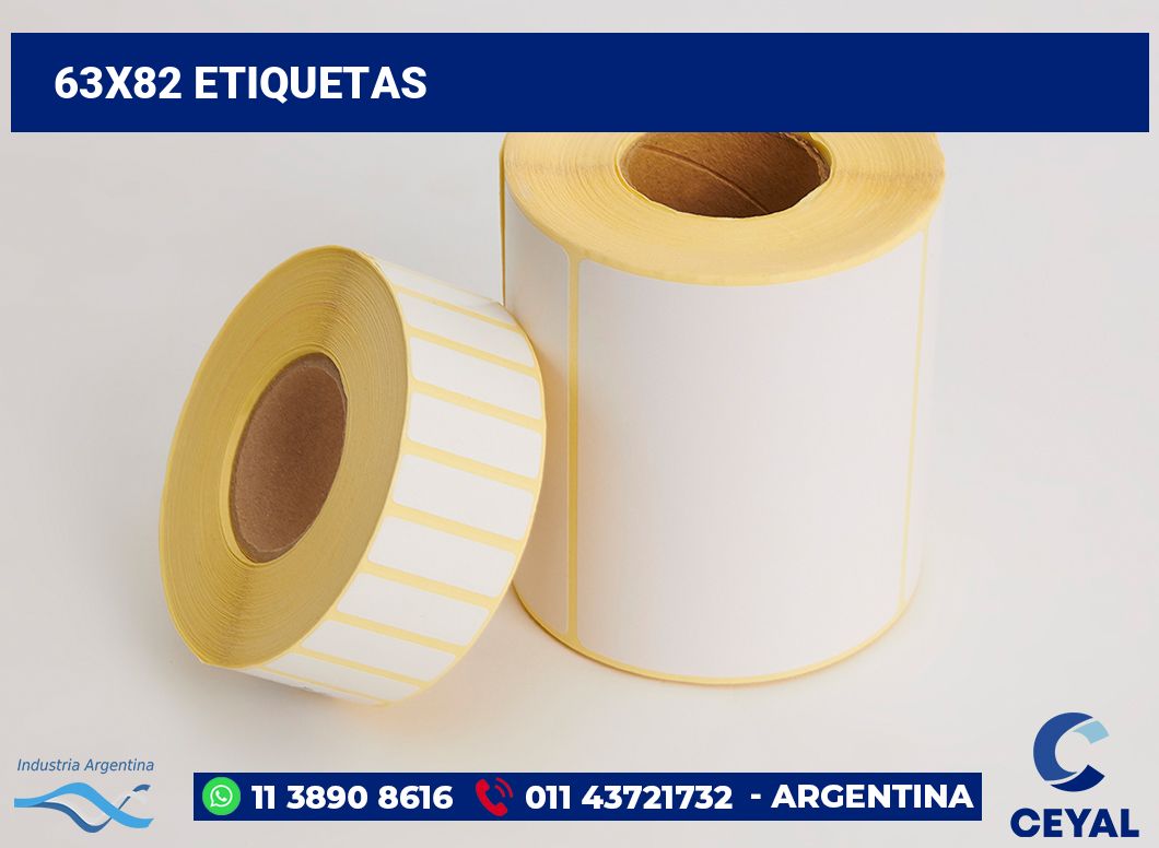 63x82 Etiquetas
