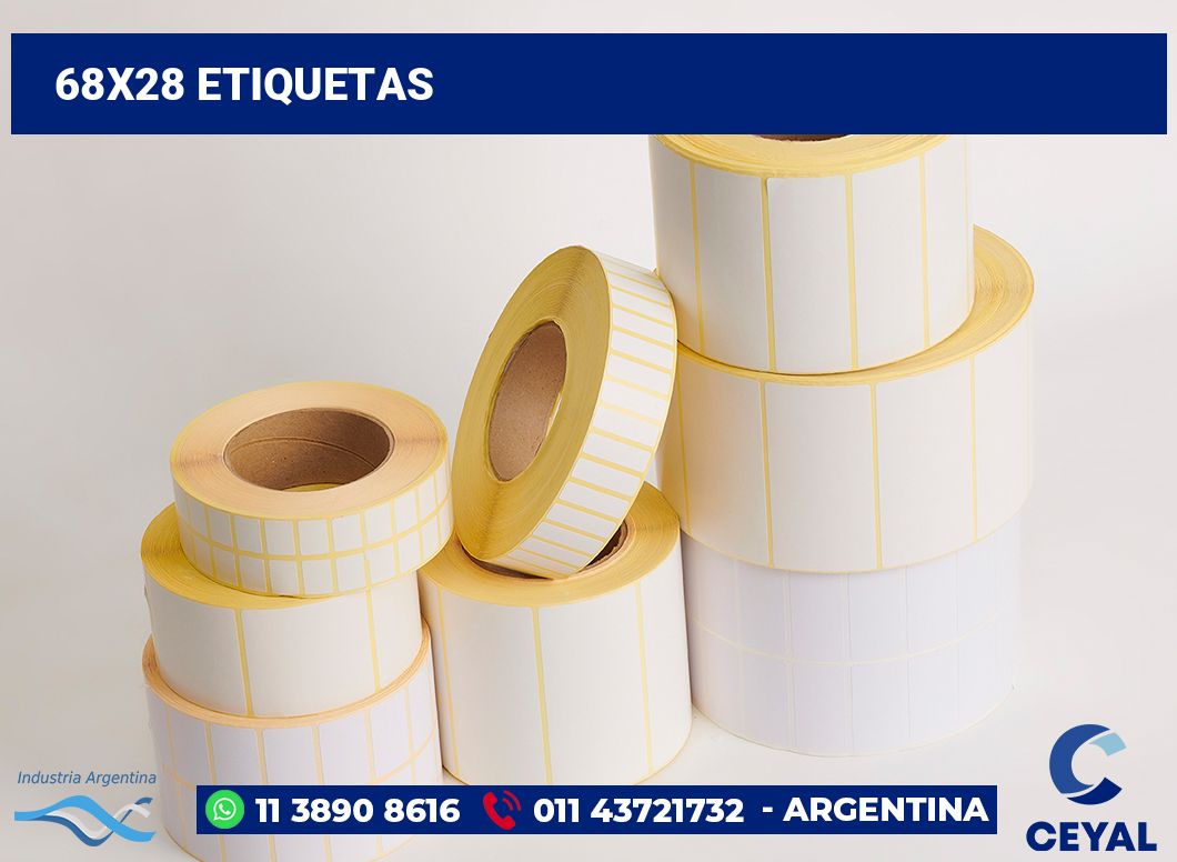 68x28 Etiquetas